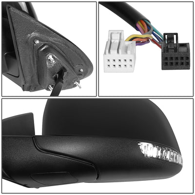 Factory Style Door Mirror (Driver Left) <BR>12-22 Dodge Durango