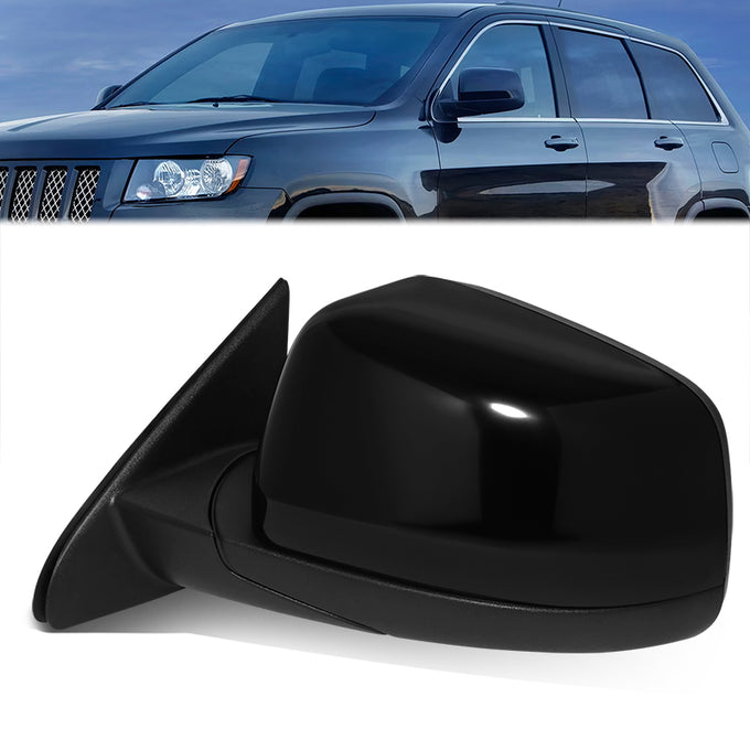 Left Side Powered Door Mirror w/ Heated<br>11-13 Jeep Grand Cherokee