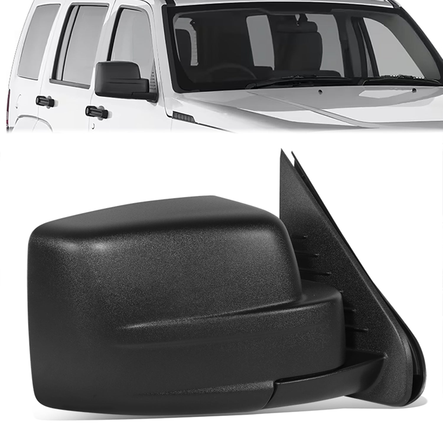 Factory Style Door Mirror (Passenger Right) <BR>08-12 Jeep Liberty