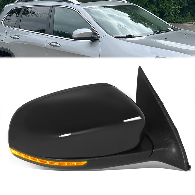 Factory Style Door Mirror (Passenger Right) <BR>14-18 Jeep Cherokee