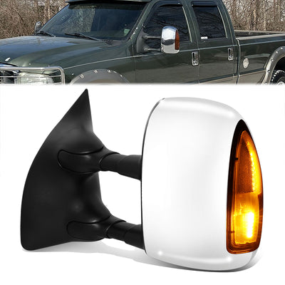 Factory Style Door Mirror (Driver Left) <BR>03-05 Ford Excursion, 99-07 F250-F550 Super Duty