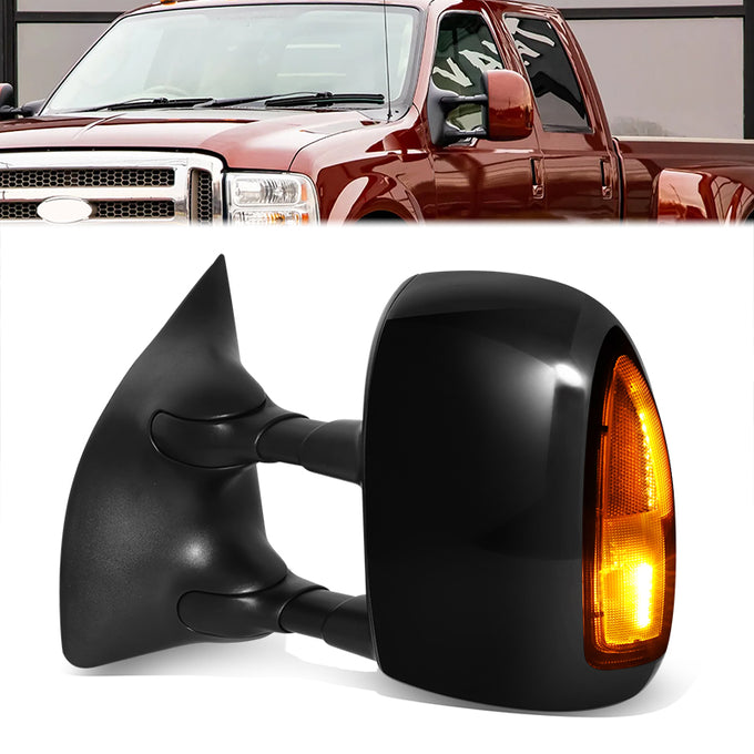 Factory Style Door Mirror (Driver Left) <BR>03-05 Ford Excursion, 03-07 F250-F550 Super Duty