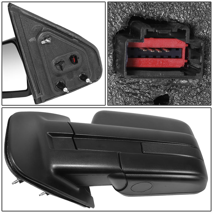 Powered Side View Mirrors <BR>09-10 Ford F-150