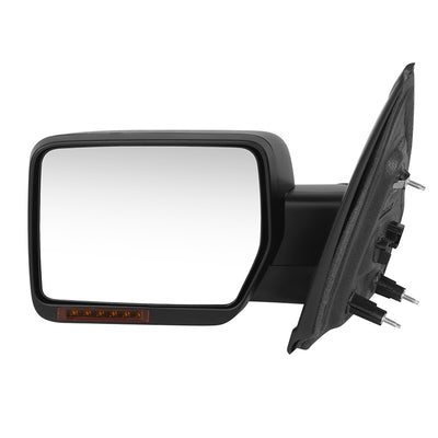 Powered Side View Mirrors With Heated, Signal <BR>09-10 Ford F-150