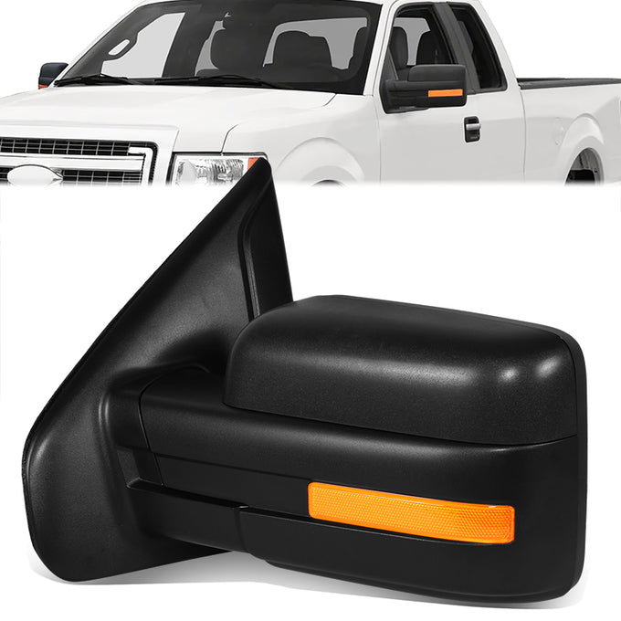 Powered Side View Mirrors With Heated, Signal <BR>09-10 Ford F-150