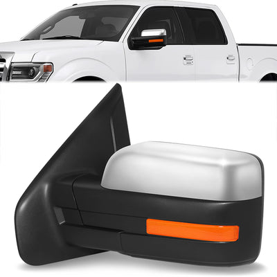 Powered Side View Mirrors With Heated, Signal <BR>09-10 Ford F-150