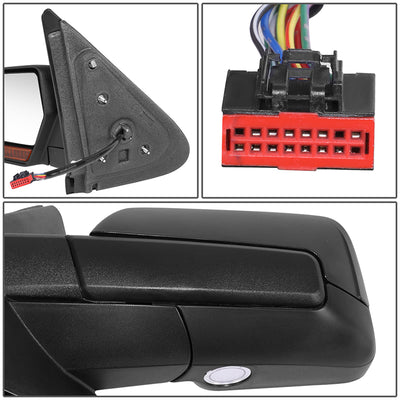 Powered Side View Mirrors With Heated, Signal <BR>07-10 Ford Expedition