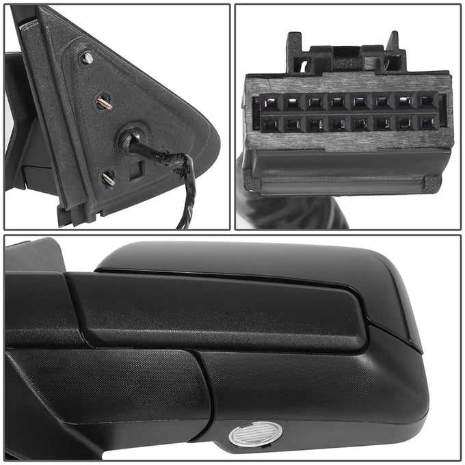 Powered Left Side Mirror w/ Heated,Turn Signal<br>09-11 Ford Expedition, Lincoln Navigator