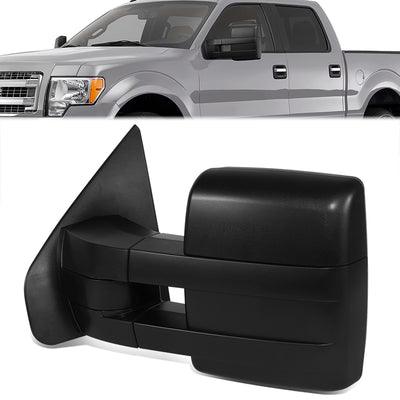 Manual Side View Mirror <BR>04-14 Ford F-150