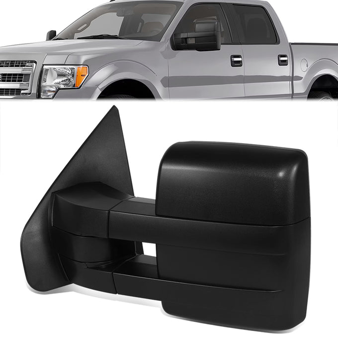 Manual Side View Mirror <BR>04-14 Ford F-150