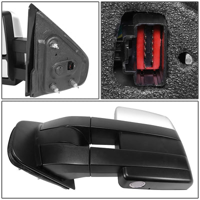 Powered Side View Mirrors With Heated, Signal <BR>08-14 Ford F-150