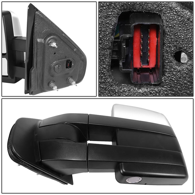 Powered Side View Mirrors With Heated, Signal <BR>08-14 Ford F-150
