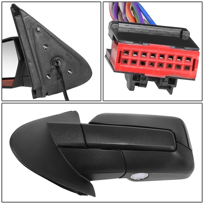 Powered Side View Mirrors With Heated, Signal <BR>2011 Ford Expedition, Lincoln Navigator