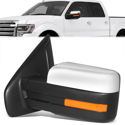 Powered Side View Mirrors With Heated, Signal <BR>11-14 Ford F-150