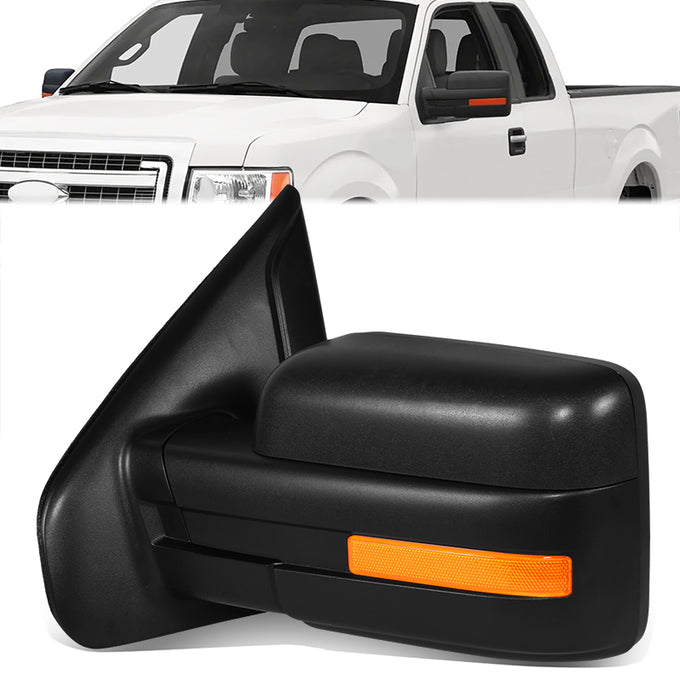 Powered Side View Mirrors With Heated, Signal <BR>11-14 Ford F-150
