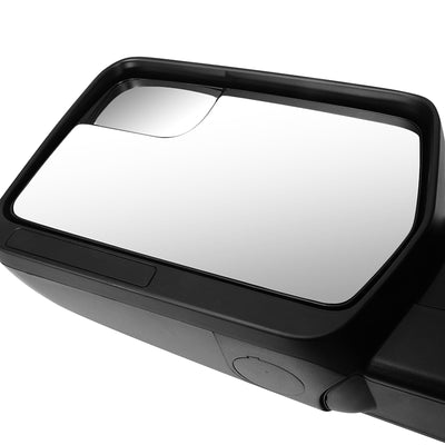 Manual Side View Mirror (Driver)<BR>11-14 Ford F-150