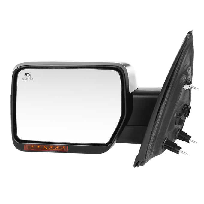 Powered Side View Mirrors With Heated, Signal, Memory <BR>09-10 Ford F-150