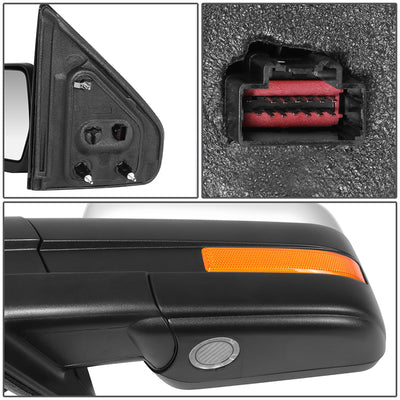 Powered Side View Mirrors With Heated, Signal, Memory <BR>09-10 Ford F-150