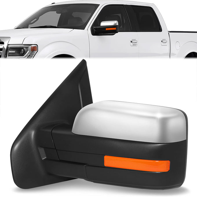 Powered Side View Mirrors With Heated, Signal, Memory <BR>09-10 Ford F-150