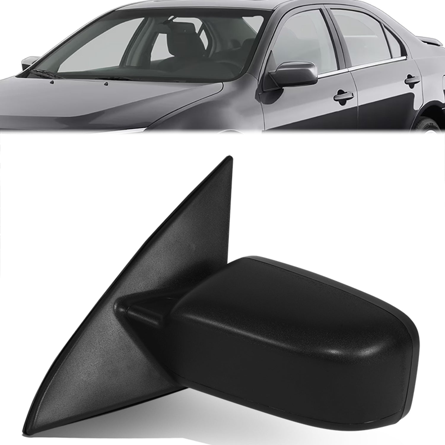 Factory Style Powered Left Side Door Mirror<br>11-12 Ford Fusion