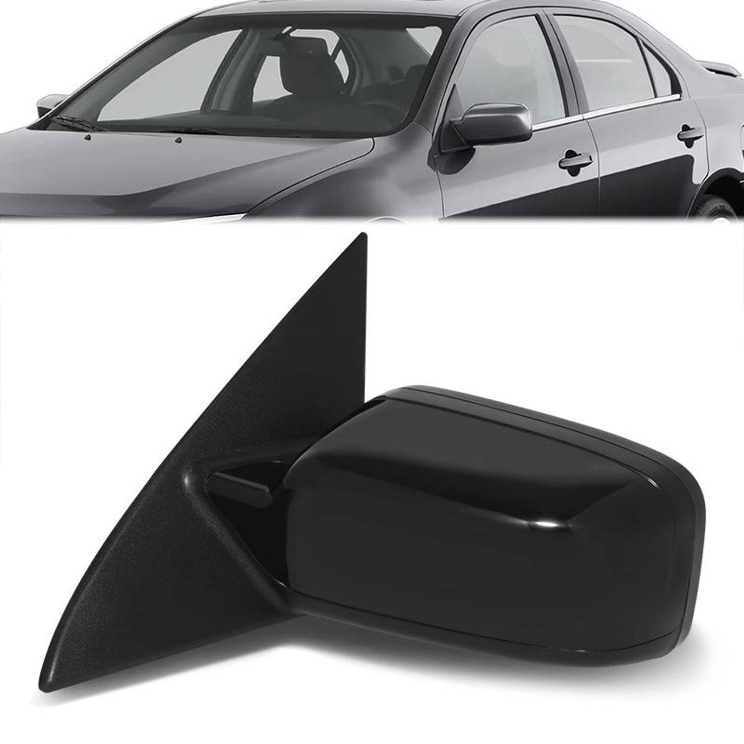 Powered Left Side Mirror w/ Heated, Blind Spot Monitor<br>11-12 Ford Fusion