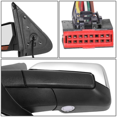 Powered Side View Mirrors With Heated, Signal, Memory <BR>13-14 Ford Expedition, 12-14 Lincoln Navigator