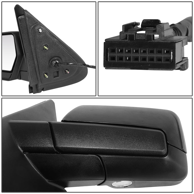 Factory Style Door Mirror (Driver Left) <BR>12-17 Ford Expedition