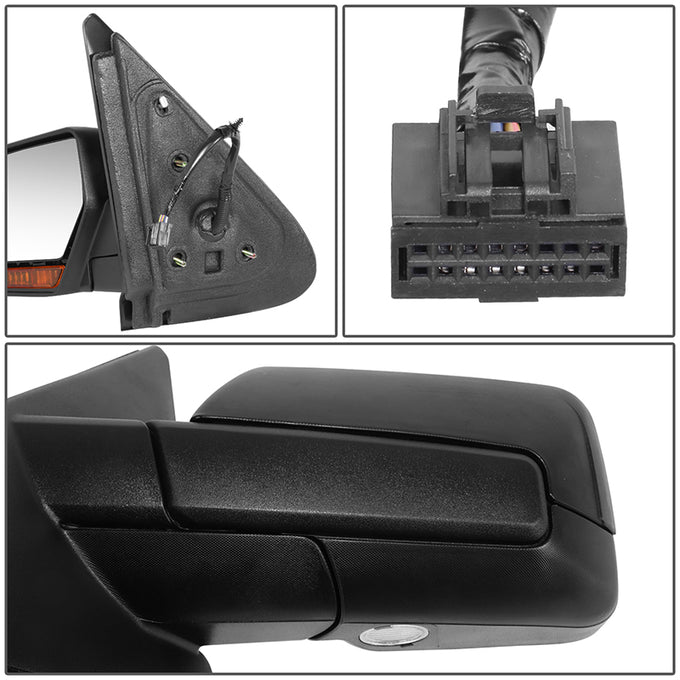 Factory Style Door Mirror (Driver Left) <BR>12-17 Ford Expedition