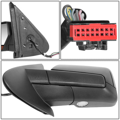 Powered Side View Mirrors With Heated, Signal, Memory <BR>12-14 Ford Expedition, Lincoln Navigator