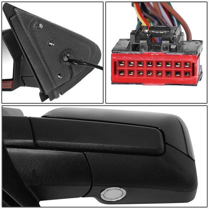 Powered Fold Left Side Mirror W/Heated <br> 15-17 Ford Expedition