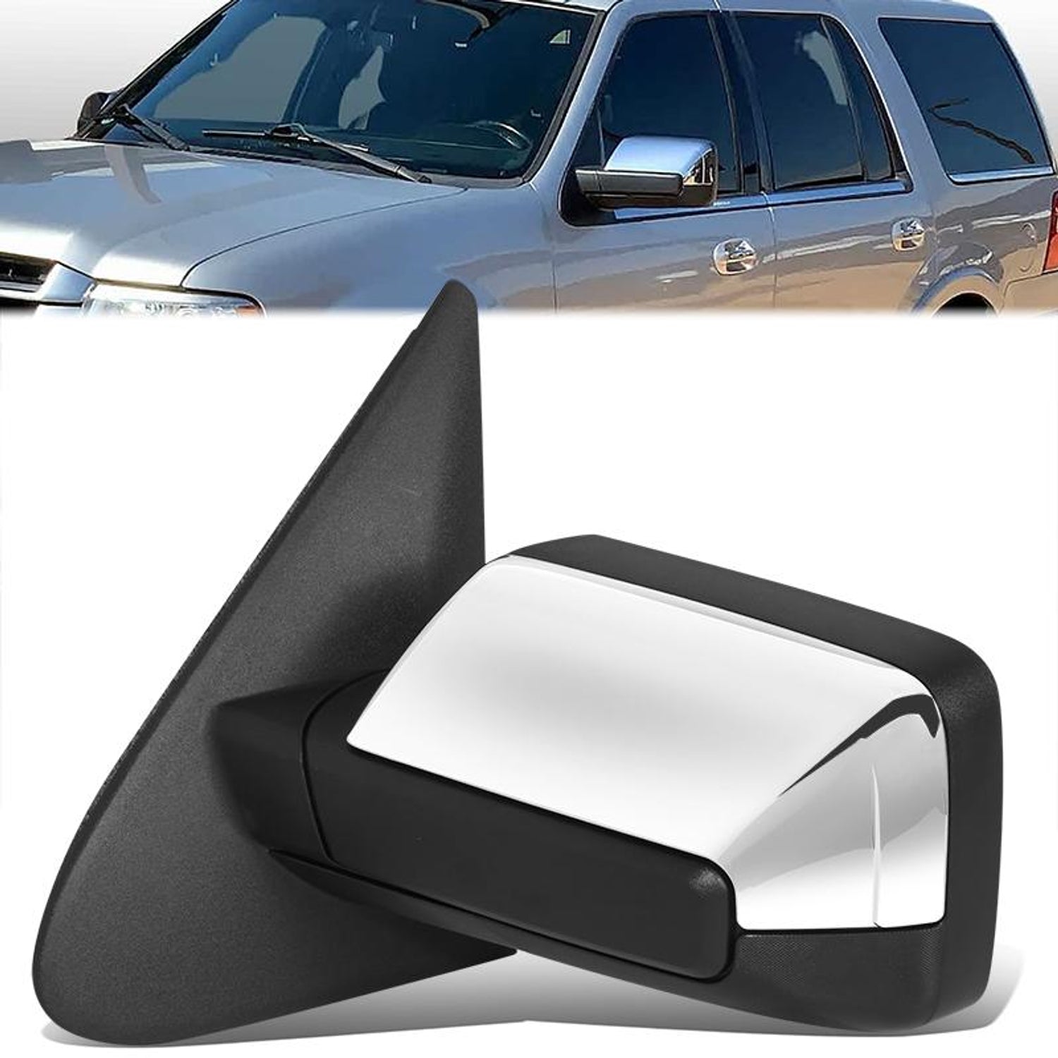 Powered Fold Left Side Mirror W/Heated <br> 15-17 Ford Expedition