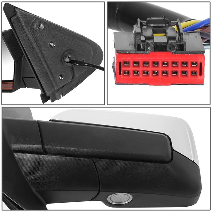 Powered Fold Left Side Mirror W/Heated <br> 15-17 Ford Expedition