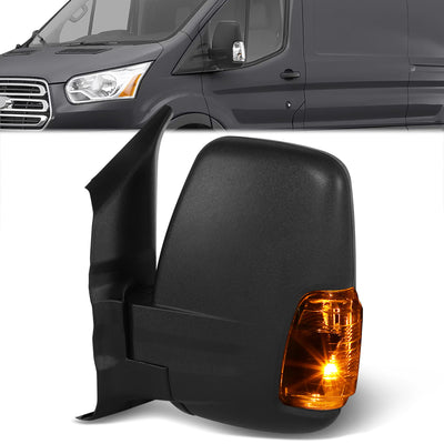Powered Side View Mirrors With Heated, Signal <BR>18-19 Ford Transit 150, 250, 350