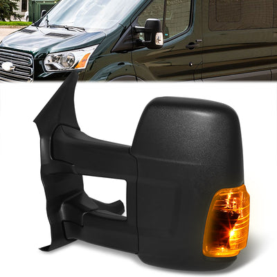 Powered Left Side Door Mirror w/ Heated, Turn Signal<br>15-17 Ford Taurus 150 250 350