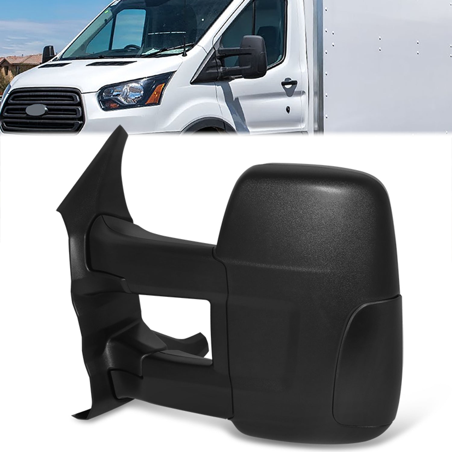 Factory Style Left Side Door Mirror<br>15-19 Ford Taurus150 250 350