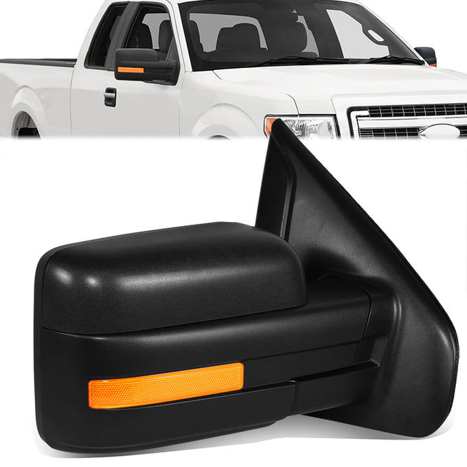 Powered Side View Mirrors With Heated, Signal <BR>09-10 Ford F-150