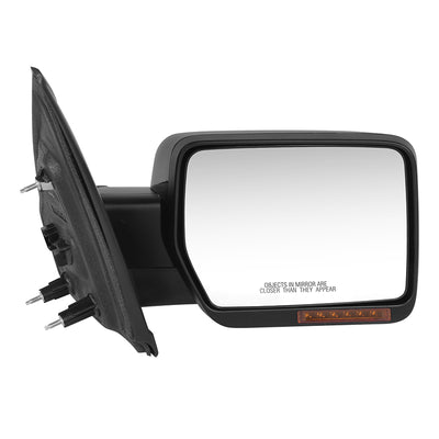 Powered Side View Mirrors With Heated, Signal <BR>09-10 Ford F-150