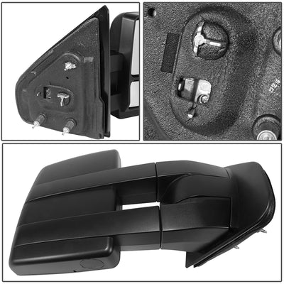 Manual Side View Mirror <BR>04-14 Ford F-150