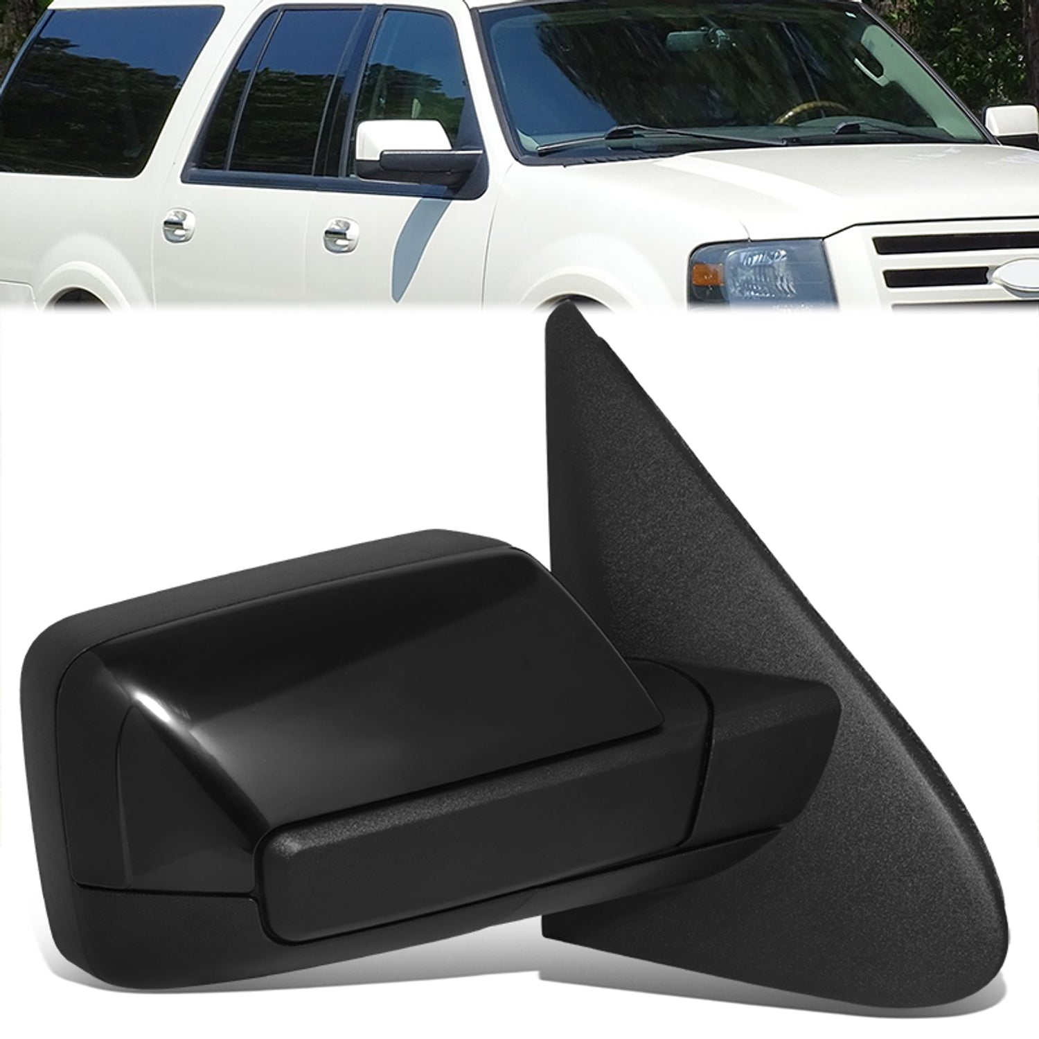 Powered Side View Mirrors With Heated, Signal <BR>07-08 Ford Expedition, Lincoln Navigator