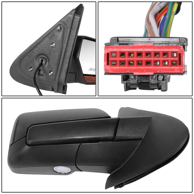 Powered Side View Mirrors With Heated, Signal <BR>2011 Ford Expedition