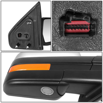 Powered Side View Mirrors With Heated, Signal, Memory <BR>09-10 Ford F-150