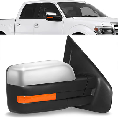 Powered Side View Mirrors With Heated, Signal, Memory <BR>09-10 Ford F-150