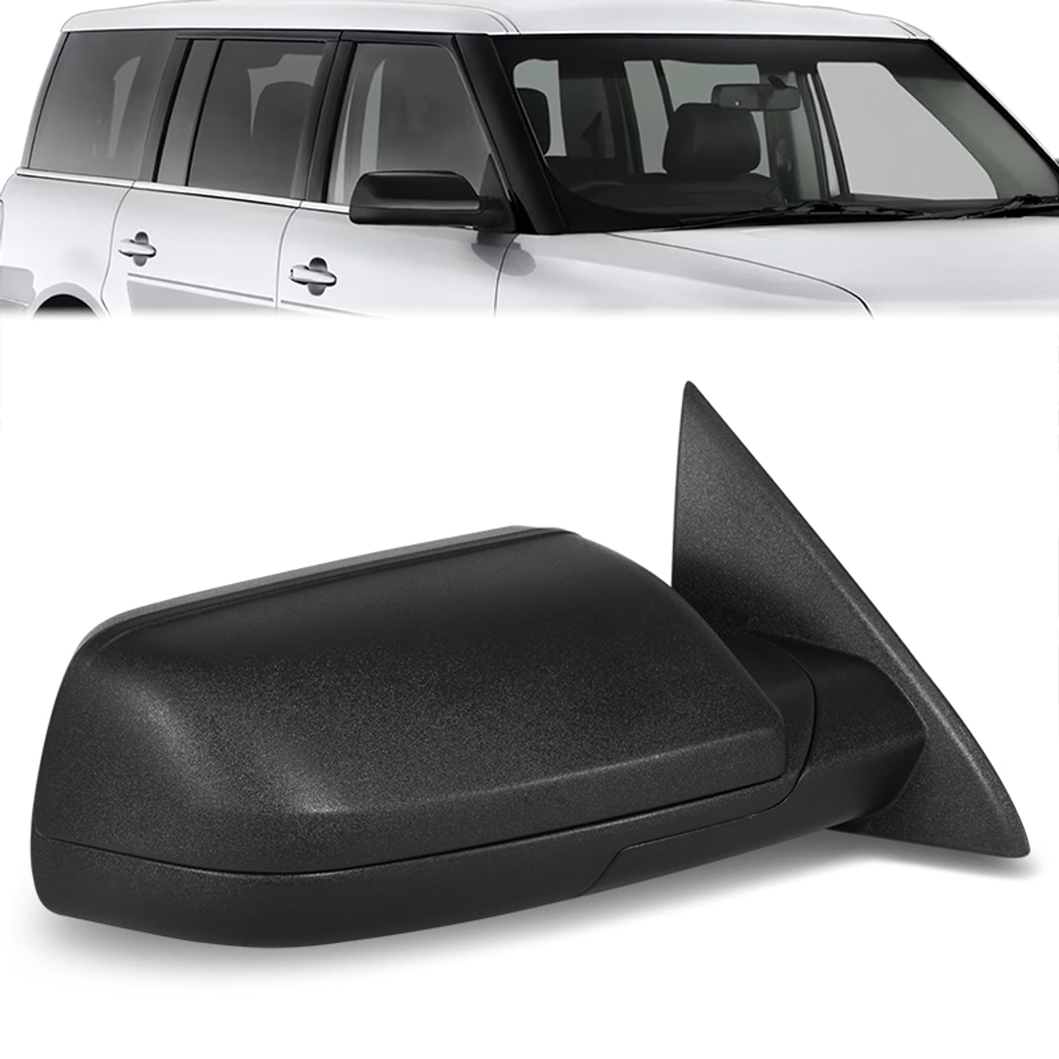 Factory Style Door Mirror (Passenger Right) <BR>13-19 Ford Flex