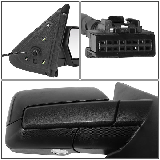 Factory Style Door Mirror (Passenger Right) <BR>12-17 Ford Expedition