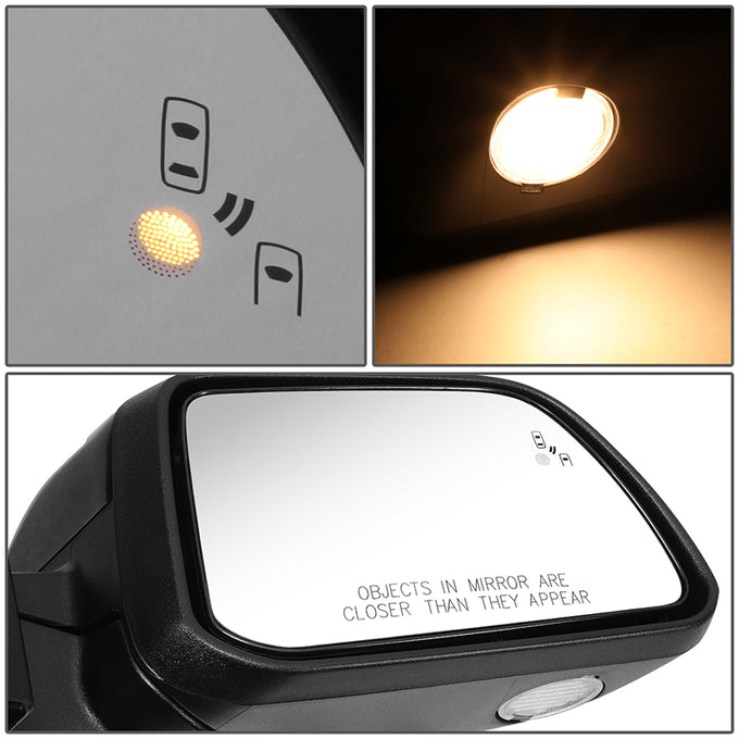 Powered Right Side Door Mirror W/ Heated,Blind Spot<br>11-14 Ford Edge