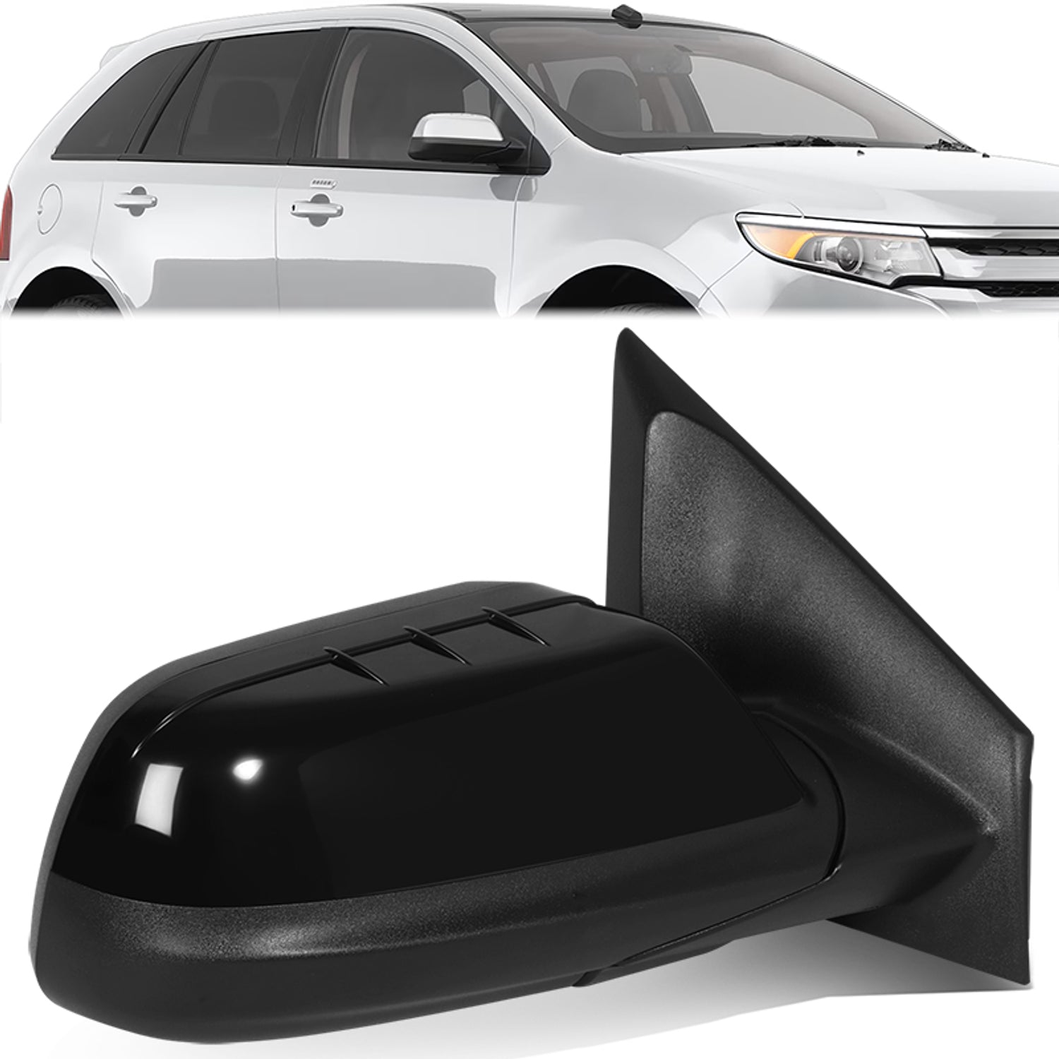 Powered Right Side Door Mirror W/ Heated,Blind Spot<br>11-14 Ford Edge