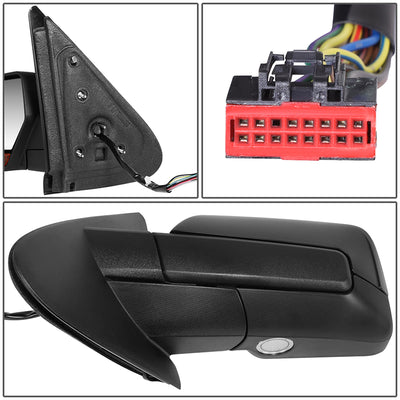 Powered Side View Mirrors With Heated, Signal, Memory <BR>12-14 Ford Expedition, Lincoln Navigator
