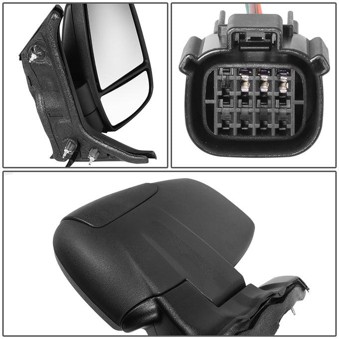 Powered Side View Mirrors <BR>18-19 Ford Transit 150, 250, 350