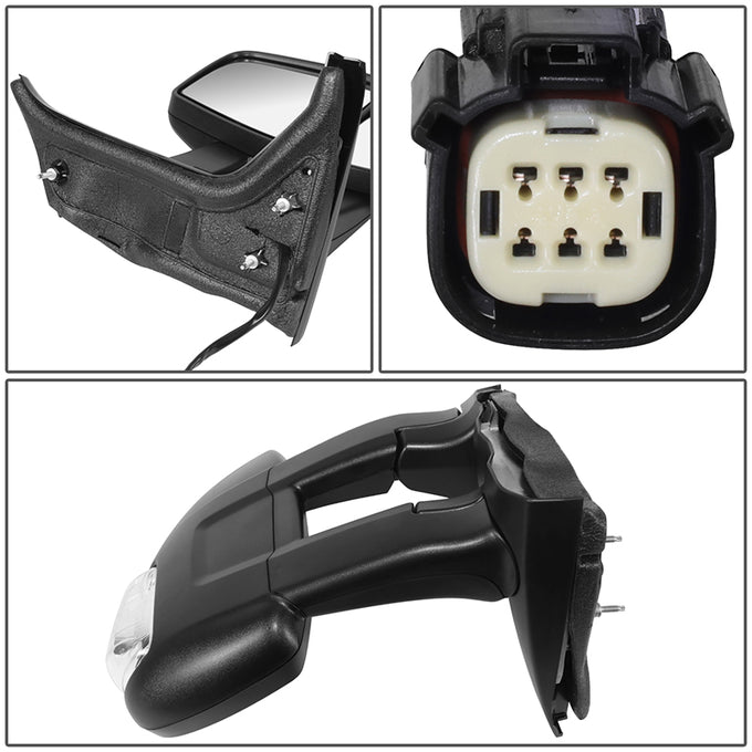 Powered Right Side Door Mirror W/ Heated,Turn Signal<br>15-17 Ford Transit 150 250 350