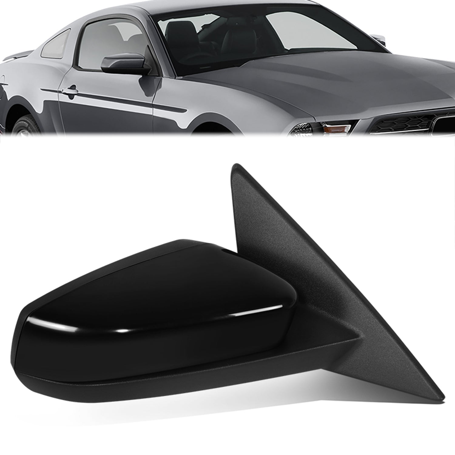Powered Right Side Door Mirror<br>10-12 Ford Mustang